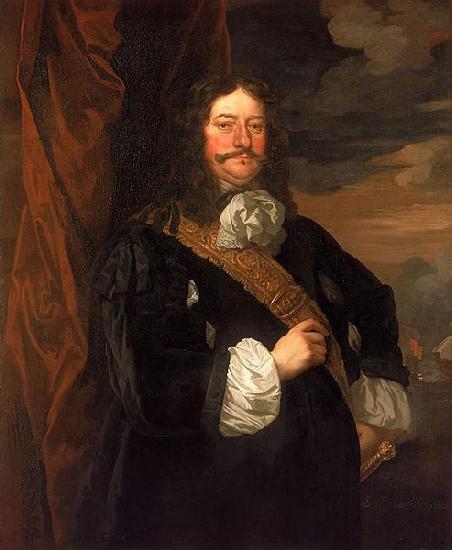 Sir Peter Lely Rearadmiral Sir Thomas Teddiman oil painting picture